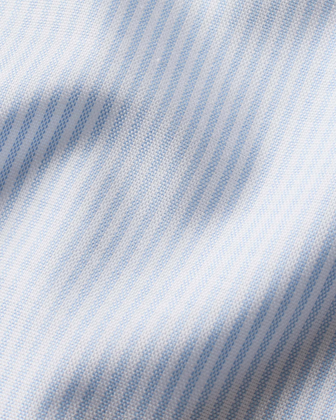Light blue striped Oxford fabric
